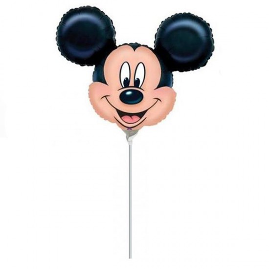 Μπαλόνι Foil 14″ Mini Shape Κεφάλι Mickey Mouse Μπαλόνι Foil 14″ Mini Shape Κεφάλι Mickey Mouse