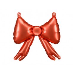 Mini Shape Μπαλόνι Κόκκινος Φιόγκος (5 τεμ)