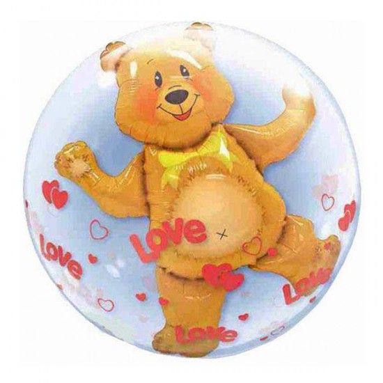 Μπαλόνι Bubble 24” Αγάπης Αρκουδάκι ‘Love’ Μπαλόνι Bubble 24” Αγάπης Αρκουδάκι ‘Love’