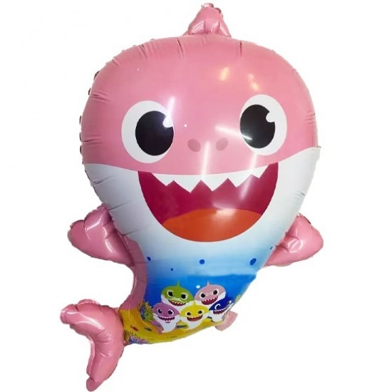 Μπαλόνι Foil 26″ Baby Shark Ροζ Μπαλόνι Foil 26″ Baby Shark Ροζ