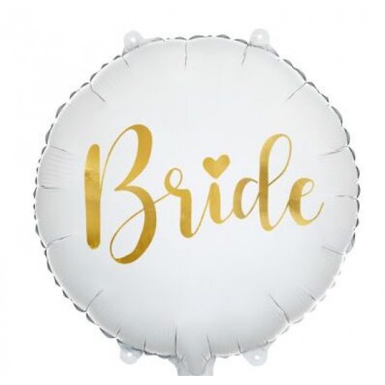 Μπαλόνι Foil 18″ Bride Λευκό Μπαλόνι Foil 18″ Bride Λευκό
