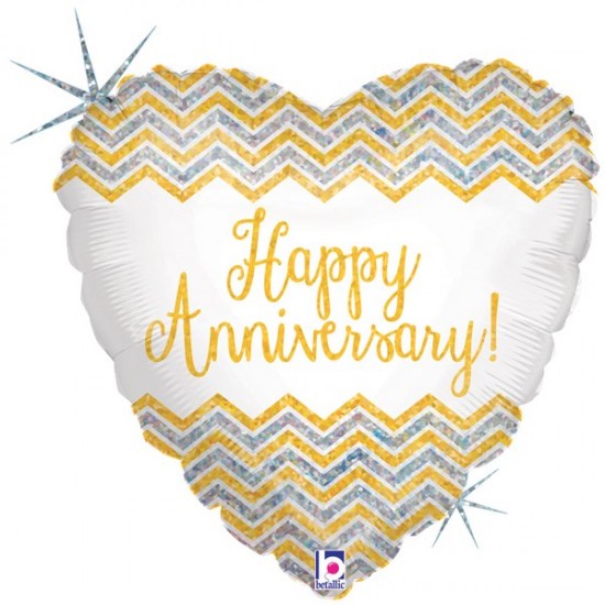 Μπαλόνι Foil Επετείου Καρδιά “Happy Anniversary” Μπαλόνι Foil Επετείου Καρδιά “Happy Anniversary”