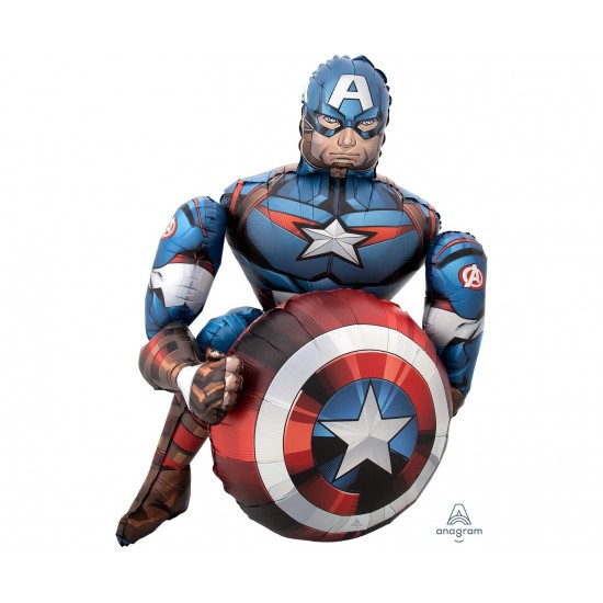 Μπαλόνι Foil Airwalker Captain America Μπαλόνι Foil Airwalker Captain America