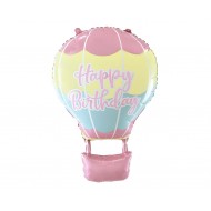 Μπαλόνι Foil Γενεθλίων Πολύχρωμο Αερόστατο