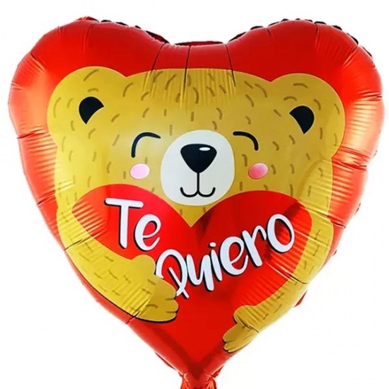 Μπαλόνι Foil 18″ Καρδιά Αρκουδάκι Te Quiero Μπαλόνι Foil 18″ Καρδιά Αρκουδάκι Te Quiero