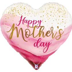 Μπαλόνι Foil 23″ Καρδιά ‘Happy Mother’s day’ 