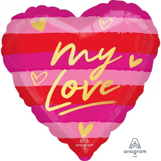 Μπαλόνι Foil 18″ Καρδιά My Love Μπαλόνι Foil 18″ Καρδιά My Love