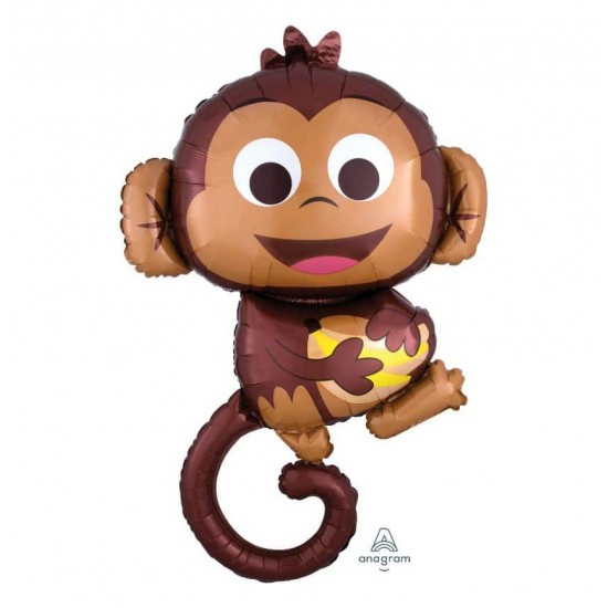 Μπαλόνι Foil 36″ Χαρούμενο Μαϊμουδάκι