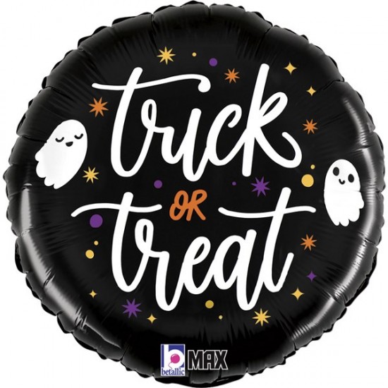Μπαλόνι Foil 18″ Μαύρο Trick or Treat Μπαλόνι Foil 18″ Μαύρο Trick or Treat