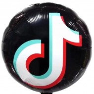 Μπαλόνι Foil 18” Μαύρο TikTok