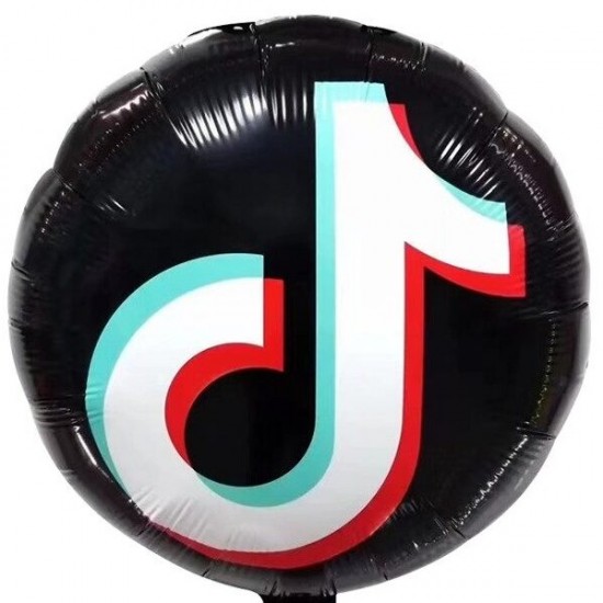 Μπαλόνι Foil 18” Μαύρο TikTok