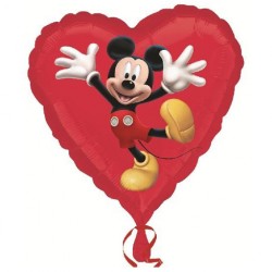Μπαλόνι Foil 18” Mickey Mouse Κόκκινη Καρδιά