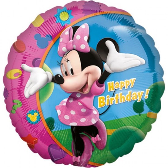 Μπαλόνι Foil 17″ Minnie Happy Birthday Μπαλόνι Foil 17″ Minnie Happy Birthday