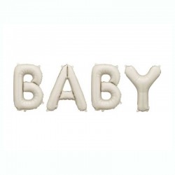 Μπαλόνι Foil 55″ φράση ‘Baby’ – Μπεζ