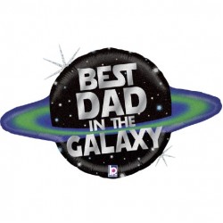 Μπαλόνι Foil Πλανήτης “Best Dad in the Galaxy”