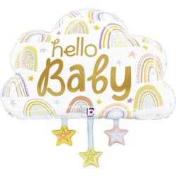 Μπαλόνι Foil 28” Συννεφάκι Hello Baby