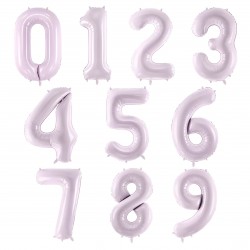 Μπαλόνια Αριθμοί Λιλά 72 cm – 28″