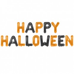 Μπαλόνια Foil Φράση Happy Halloween