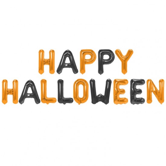 Μπαλόνια Foil Φράση Happy Halloween Μπαλόνια Foil Φράση Happy Halloween