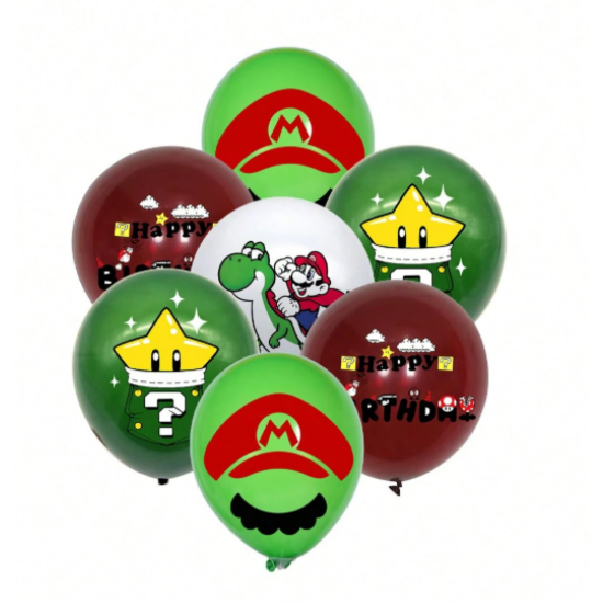 Μπαλόνια Λάτεξ 12'' Τυπωμένα Super Mario (4 τεμ.) Μπαλόνια Λάτεξ 12'' Τυπωμένα Super Mario (4 τεμ.)