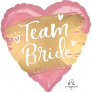 Μπαλόνι Foil Καρδιά Team Bride σατέν