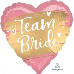 Μπαλόνι Foil Καρδιά Team Bride σατέν