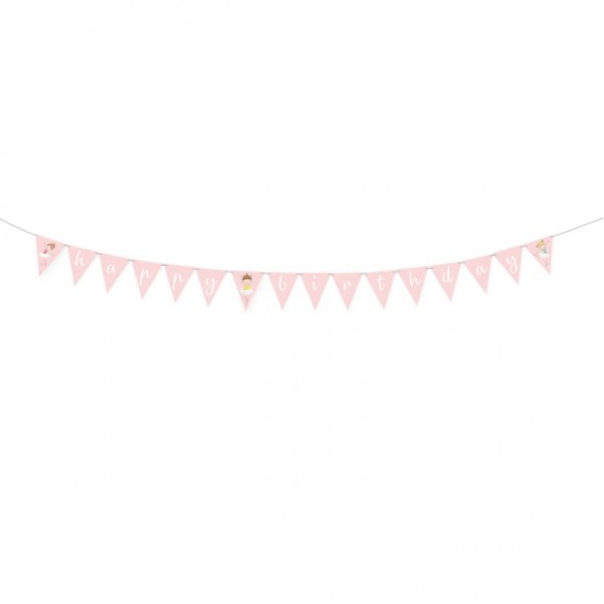 Banner Μπαλαρίνα “Happy Birthday” 180cm Banner Μπαλαρίνα “Happy Birthday” 180cm