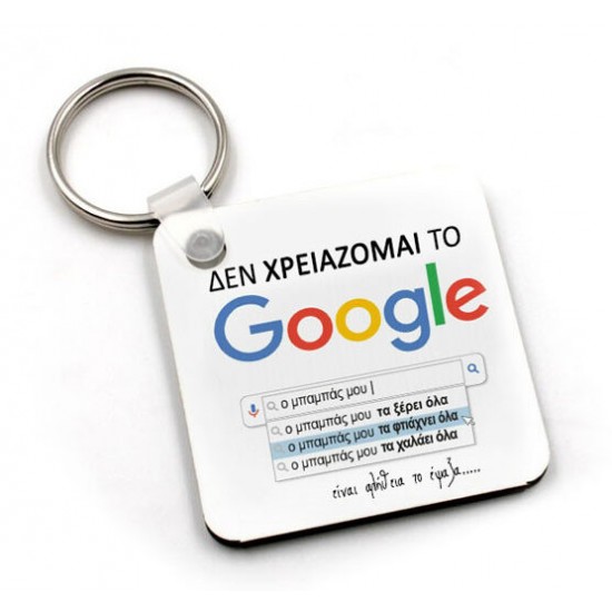 Μπρελόκ “Μπαμπάς Google” Μπρελόκ “Μπαμπάς Google”