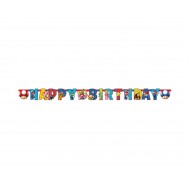 Γιρλάντα γράμματα Happy Birthday Super Mario