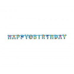Γιρλάντα γράμματα Happy Birthday Baby Shark