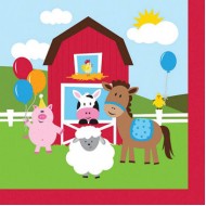 Χαρτοπετσέτες Μεγάλες ''Farmhouse Fun'' 18 τεμάχια