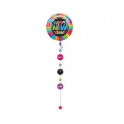 Μπαλόνι Foil 32" Drop a Line Happy New Year/ 81 εκ