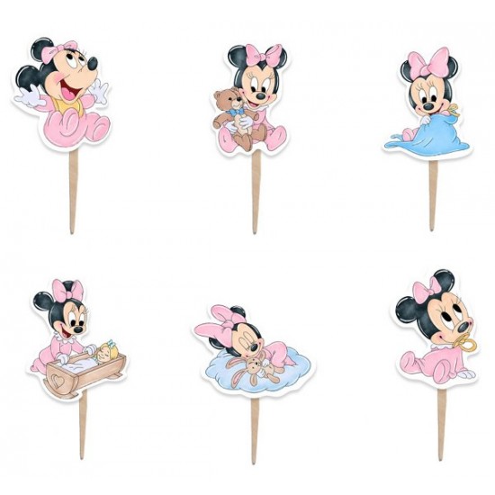 Οδοντογλυφίδες Baby Minnie (6 τεμ) Οδοντογλυφίδες Baby Minnie (6 τεμ)