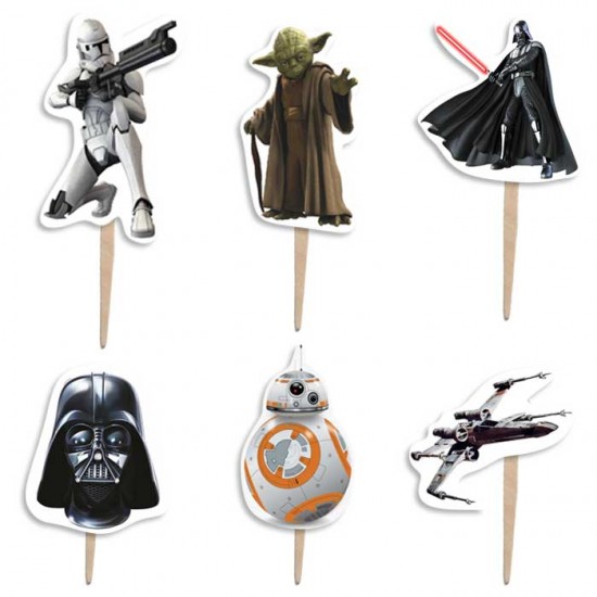 Οδοντογλυφίδες Star Wars (6 τεμ) Οδοντογλυφίδες Star Wars (6 τεμ)
