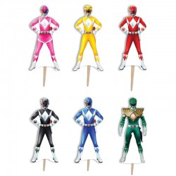 Οδοντογλυφίδες Power Rangers (6 τεμ)