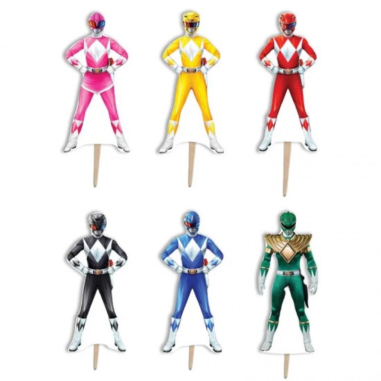 Οδοντογλυφίδες Power Rangers (6 τεμ) Οδοντογλυφίδες Power Rangers (6 τεμ)