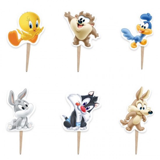 Οδοντογλυφίδες Baby Looney Tunes (6 τεμ) Οδοντογλυφίδες Baby Looney Tunes (6 τεμ)