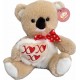 Αρκουδάκι με Φιόγκο και Καρδιά 23cm (Τυχαία Επιλογή)