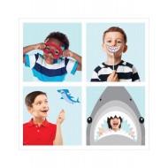 Photobooth Props Πάρτυ Με Καρχαρίες (10 τεμάχια)