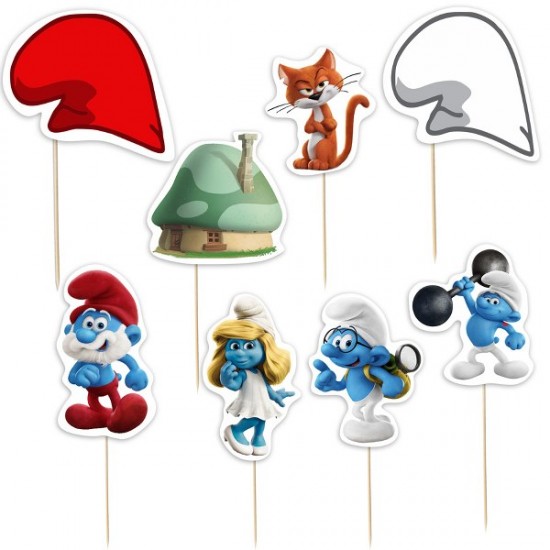 Photobooth Props Στρουμφάκια (8 τεμ) Photobooth Props Στρουμφάκια (8 τεμ)