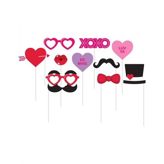 Photobooth Props "Valentine Fun" Creative Converting Photobooth Props "Valentine Fun" Creative Converting
