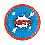 Πιάτα Μεγάλα Boom Party (8 τεμ)