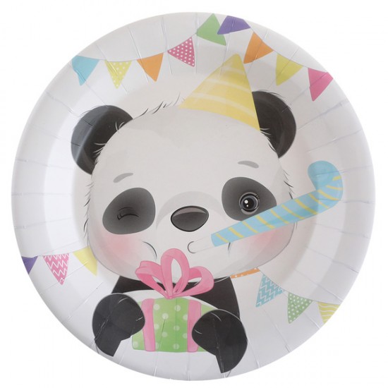 Πιάτα Μεγάλα Αρκουδάκι Panda (10 τεμ) Πιάτα Μεγάλα Αρκουδάκι Panda (10 τεμ)