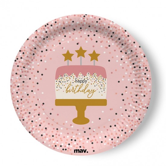 Πιάτα Μεγάλα Rose Confetti (8 τεμ) Πιάτα Μεγάλα Rose Confetti (8 τεμ)