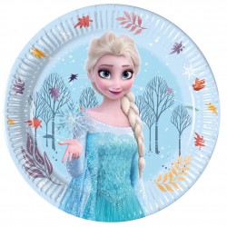 Πιάτα Μικρά Έλσα Frozen (8 τεμ)