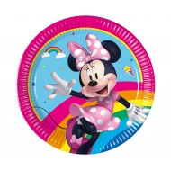 Πιάτα γλυκού Minnie – Rainbow (8 τεμ)