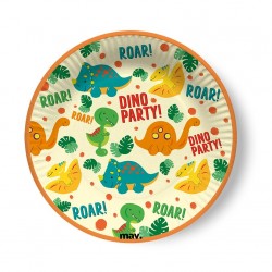 Πιάτα Μικρά Dino Party (8 τεμ)