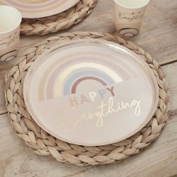 Πιάτα Ουράνιο Τόξο – Happy Everything (8 τεμ)