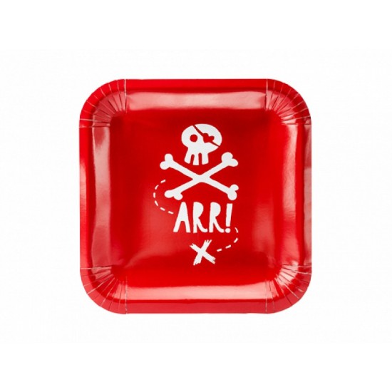 Πιάτα Μικρά Κόκκινα Πειρατές – Arr (8 τεμ) Πιάτα Μικρά Κόκκινα Πειρατές – Arr (8 τεμ)