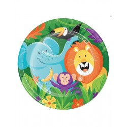Πιάτα Μεγάλα Jungle Safari (8 τεμάχια)